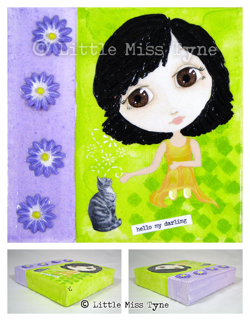 Little Miss Tyne Painting - Hello My Darling